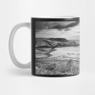 Three Cliffs Bay in Infrared Mug